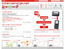 Tablet Screenshot of intervencije.net